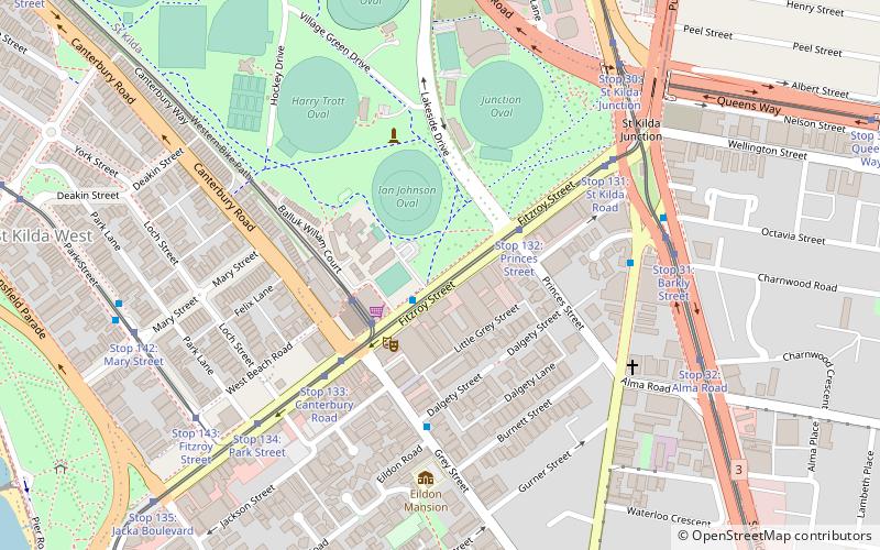 Fitzroy Street location map