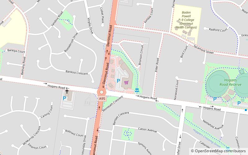 Hogans Corner Shopping Centre location map