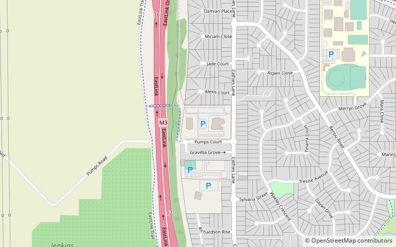 Melbourne Australia Temple location map