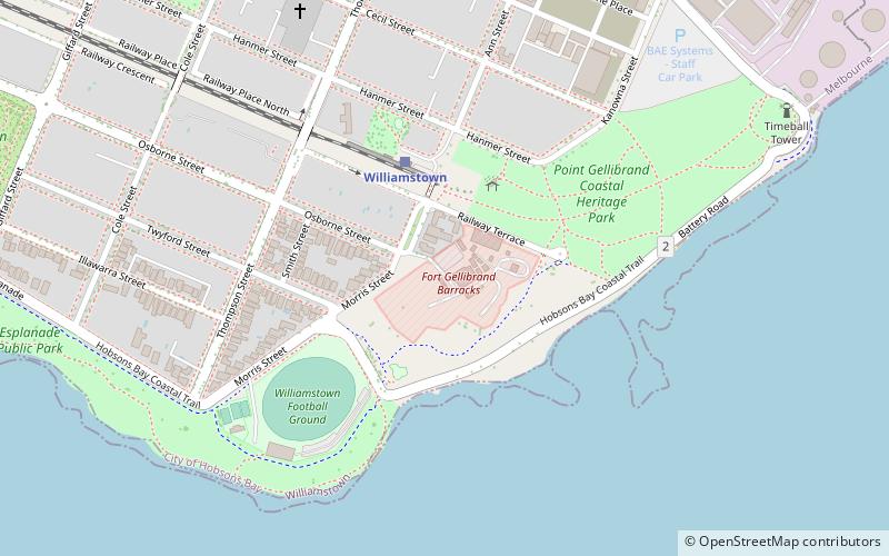 Fort Gellibrand location map