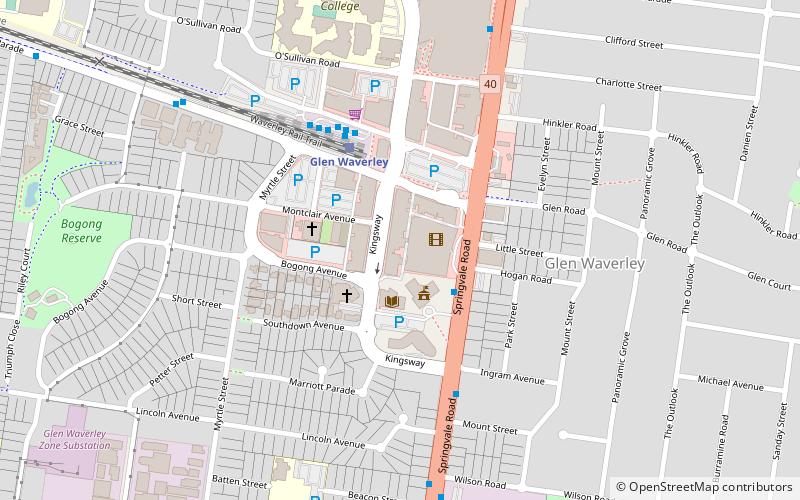 kingsway melbourne location map