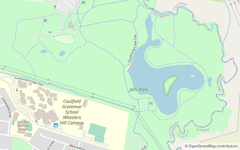 Jells Park location map