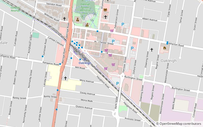 Oakleigh Central location map