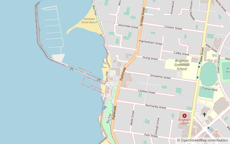 Royal Brighton Yacht Club location map