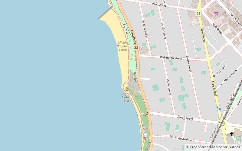 Brighton Beach location map