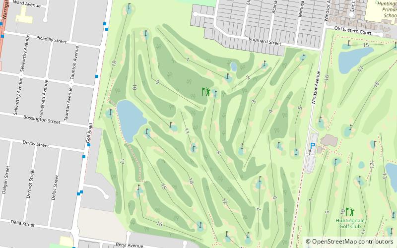 metropolitan golf club melbourne location map