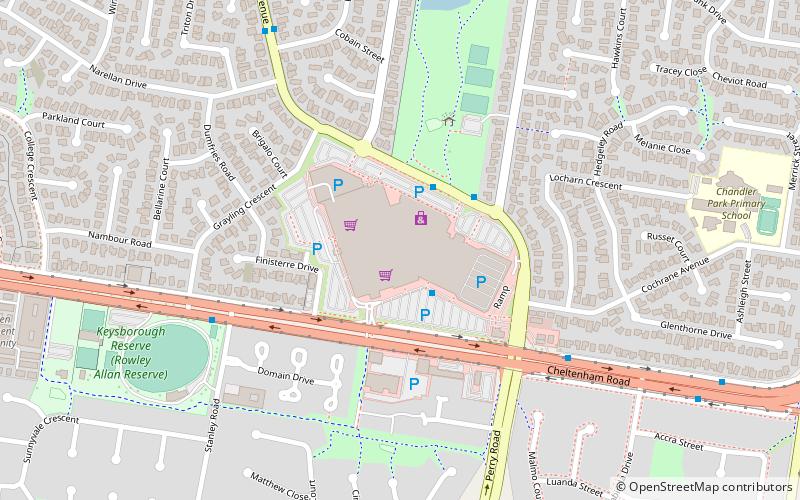 Parkmore Shopping Centre location map