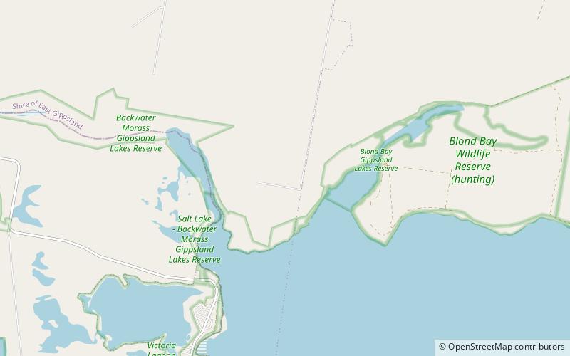 blond bay state game reserve location map