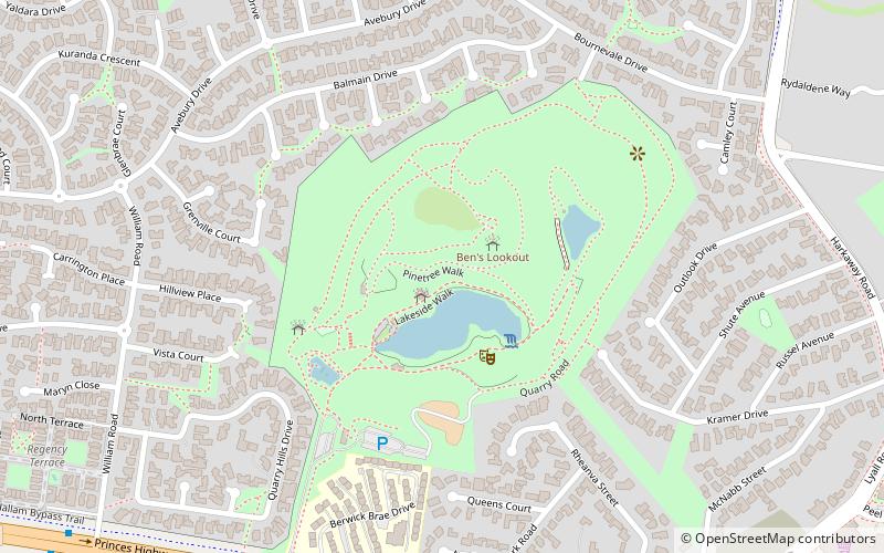 Wilson Botanic Park location map