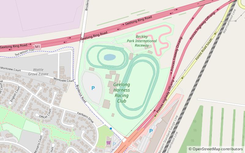 geelong greyhound racing club location map