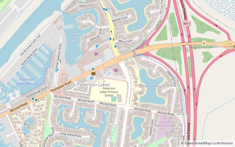 gladesville plaza patterson lakes location map