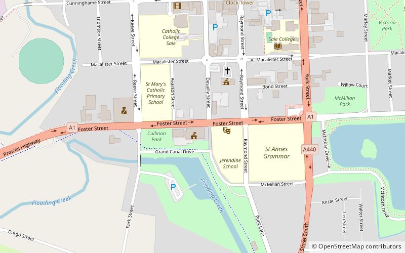 Gippsland Art Gallery location map