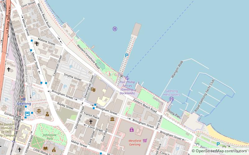 Cunningham Pier location map