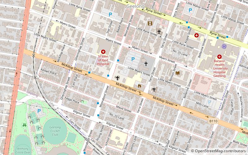 Christ Church location map