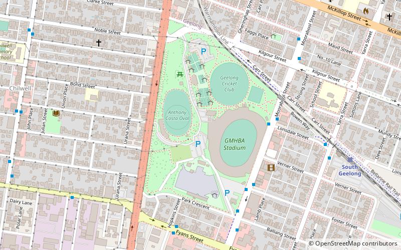 Kardinia Park location map