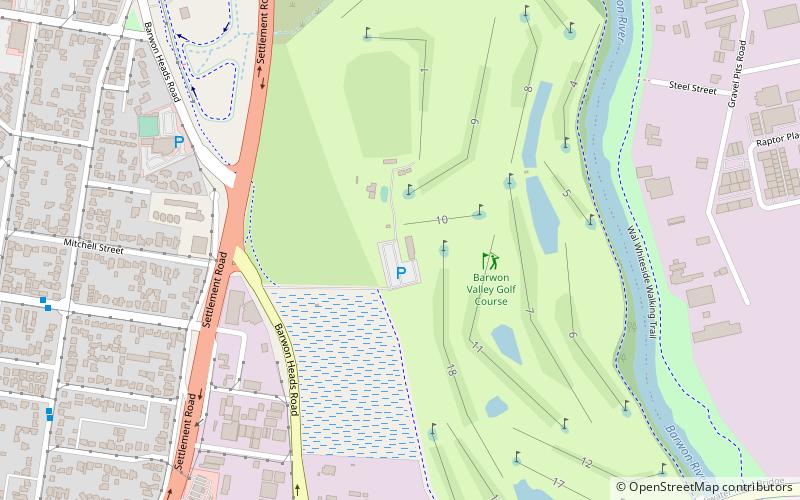 Barwon Valley Golf Club location map