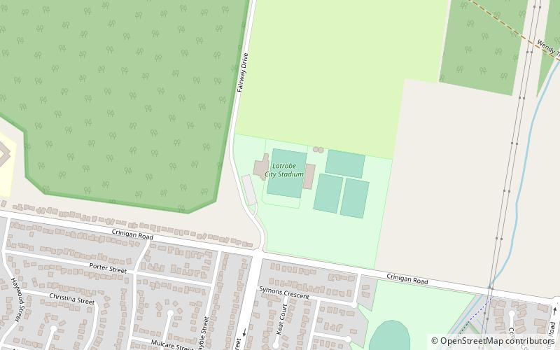 latrobe city stadium location map