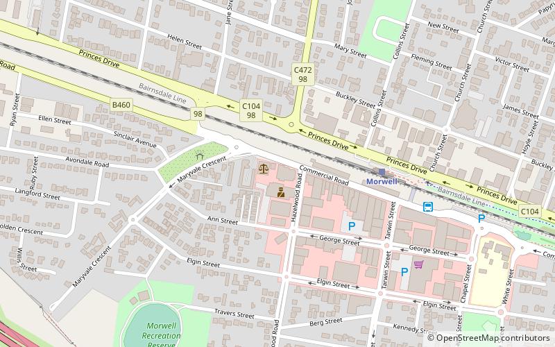 Latrobe Regional Gallery location map