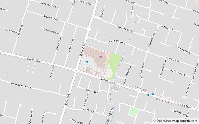Bentons Square location map