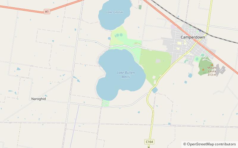Lake Bullen Merri location map