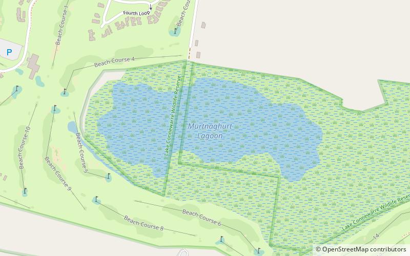 Murtnaghurt Lagoon location map