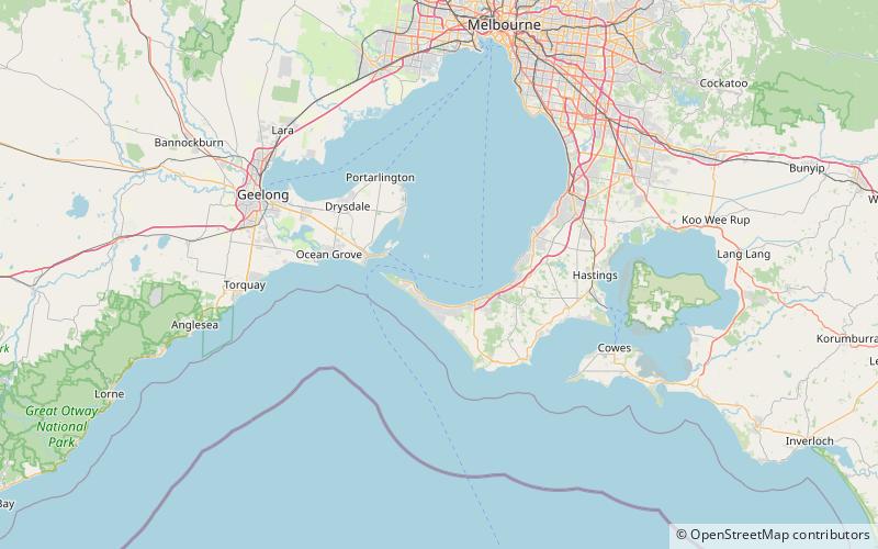 South Channel Fort location map