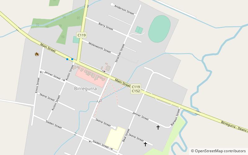 Birregurra location map