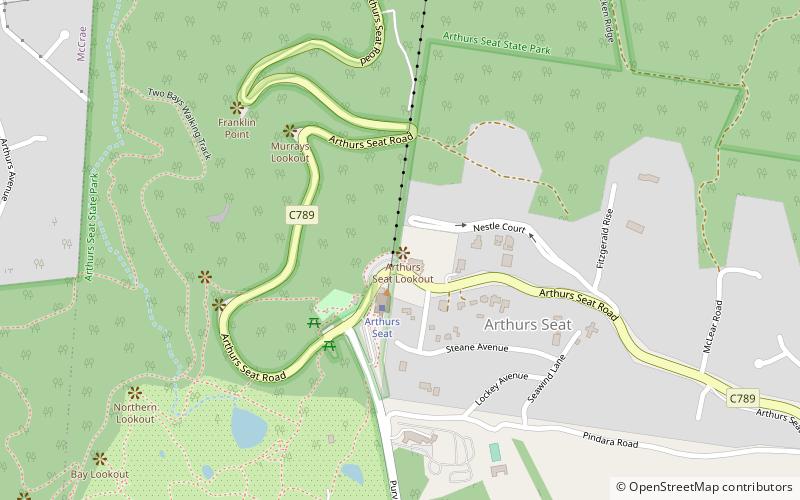 Arthurs Seat Eagle location map