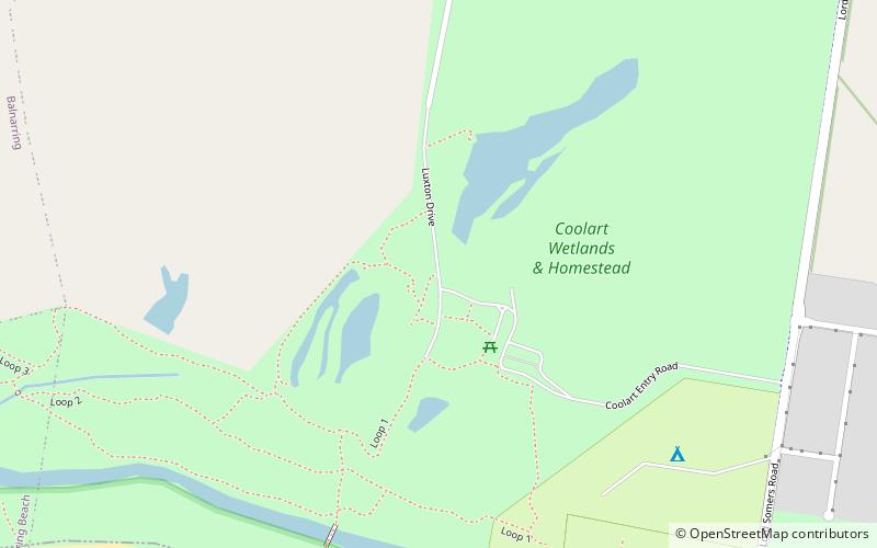 Coolart Wetlands and Homestead Reserve location map