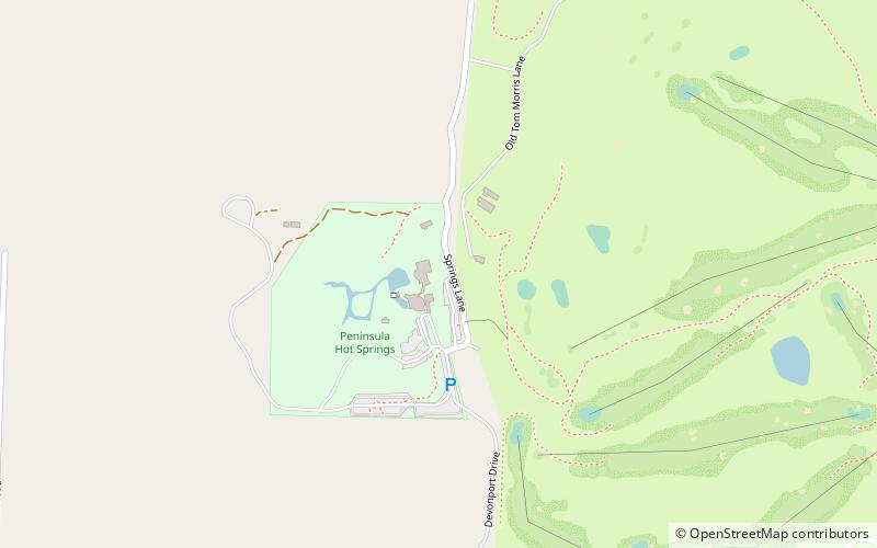 Peninsula Hot Springs location map