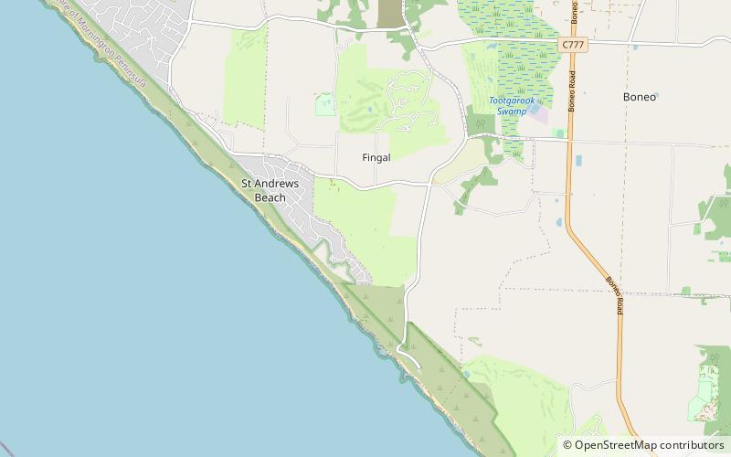 St Andrews Beach Golf Course location map