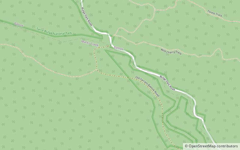 Tarra-Bulga-Nationalpark location map