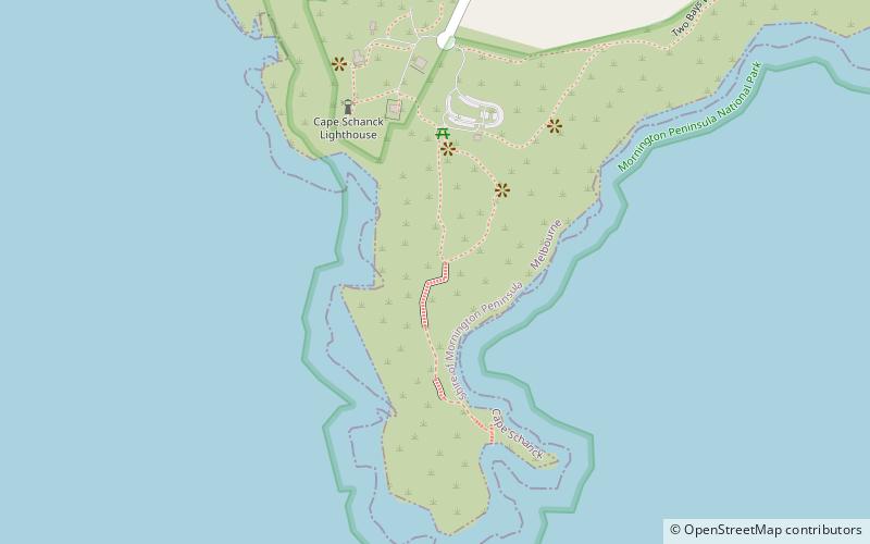 Cape Schanck Lighthouse location map