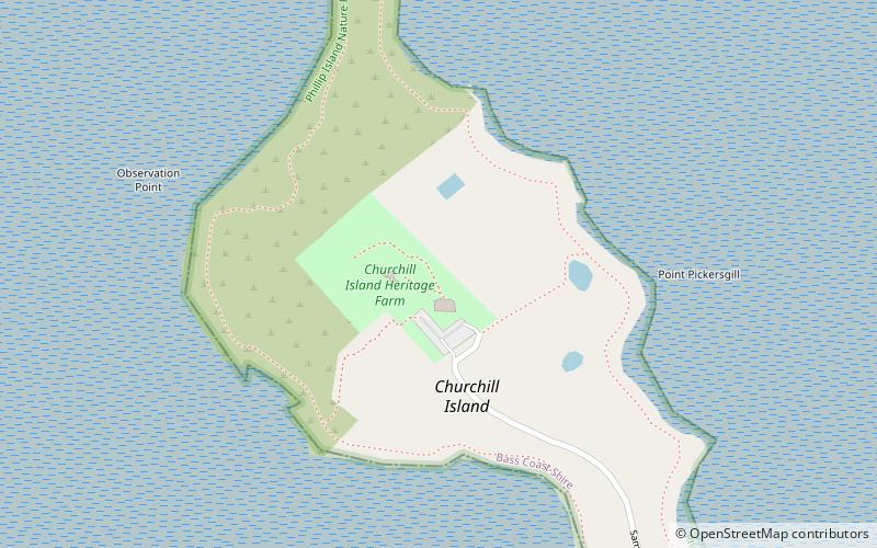 Churchill Island location map