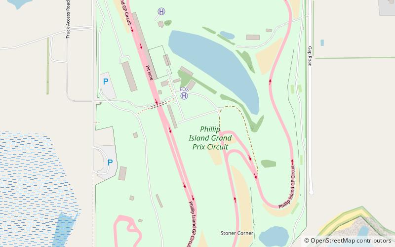 Circuit de Phillip Island location map