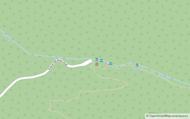 Erskine Falls location map