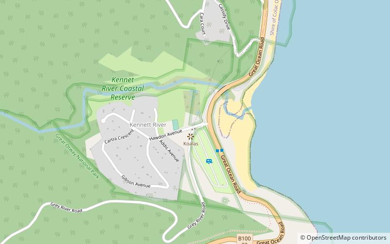 Kennett River location map