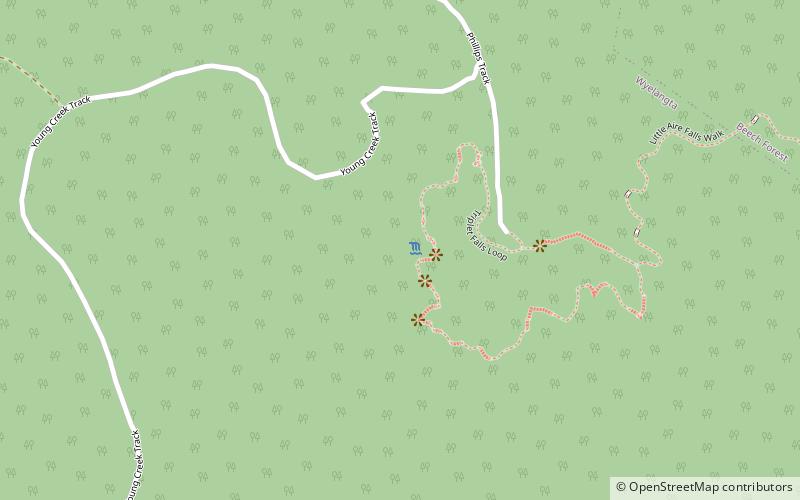 Chutes Triplet location map