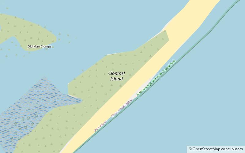 Clonmel Island location map