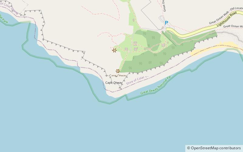 Cape Otway Lighthouse location map