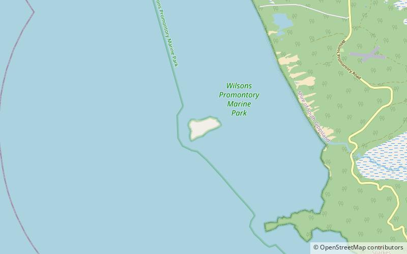 Shellback Island location map