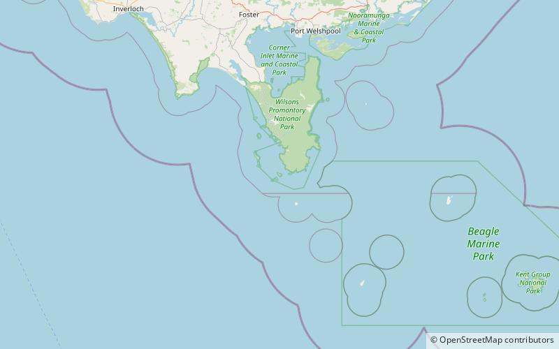 anser island promontorio wilsons location map