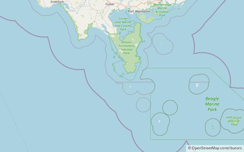 kanowna island wilsons promontory location map