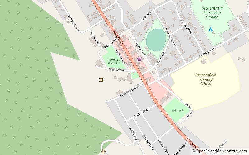 Beaconsfield Mine & Heritage Centre location map