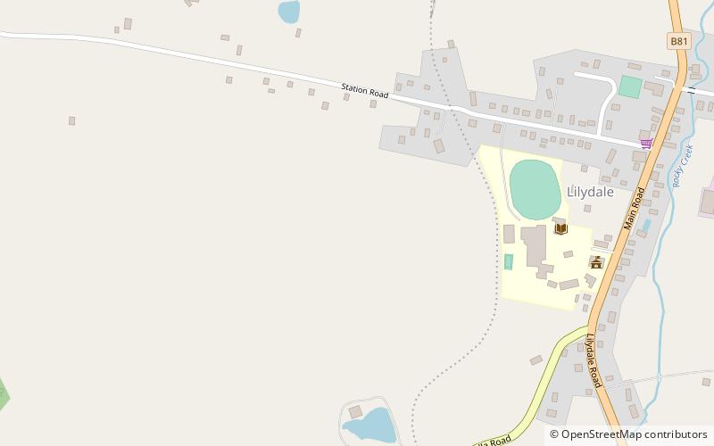 Lilydale location map