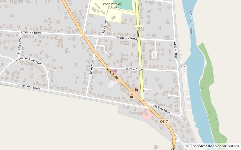 Perth location map