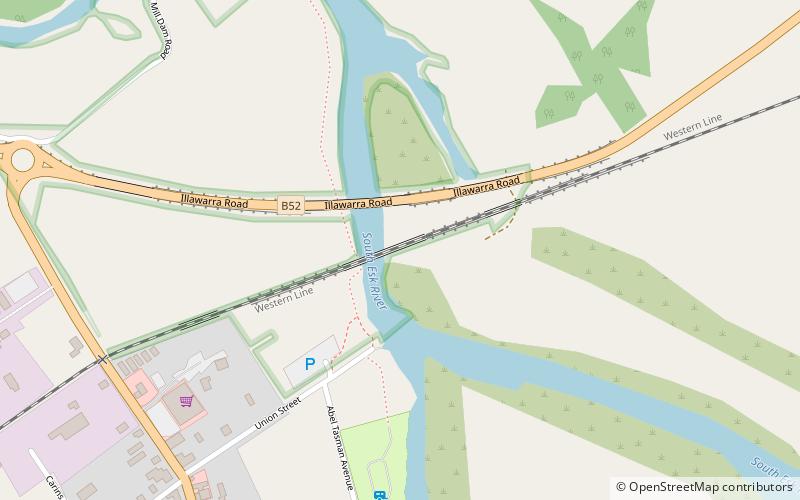 Longford Railway Bridge location map