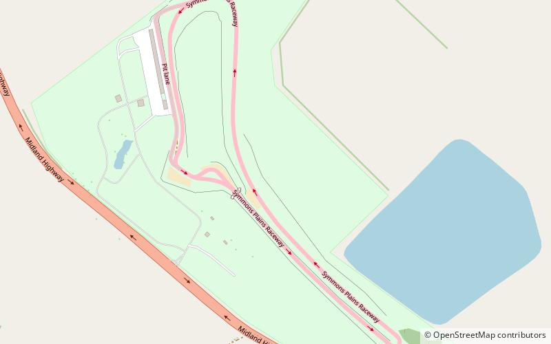 Symmons Plains Raceway location map