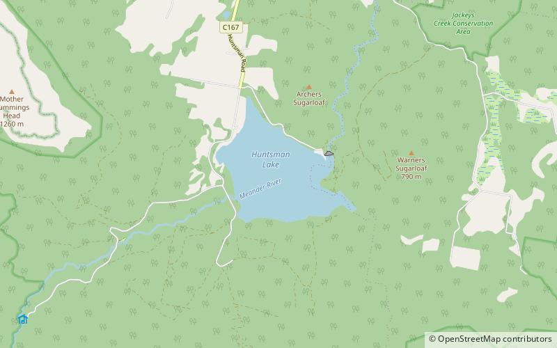 lake huntsman location map