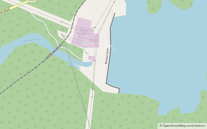Lake Rosebery location map